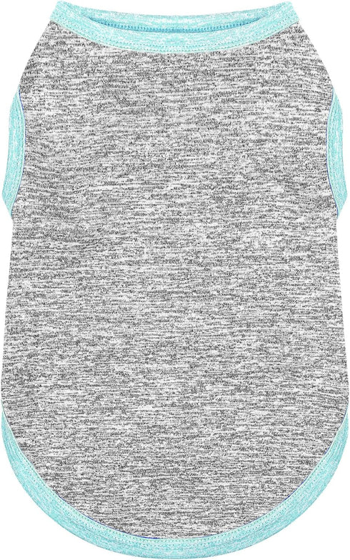 Chic Ion Polyester Dog Vest: Fashionable Moisture-Wicking Dog Apparel for Small, Medium, Large Breeds, Grey L