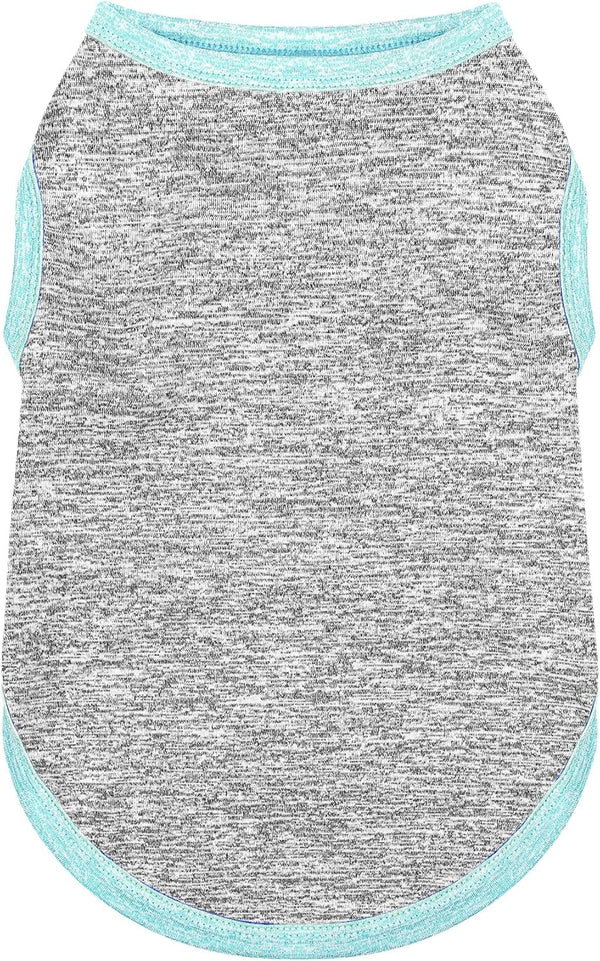 Chic Ion Polyester Dog Vest: Fashionable Moisture-Wicking Dog Apparel for Small, Medium, Large Breeds, Grey L