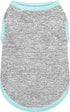 Chic Ion Polyester Dog Vest: Fashionable Moisture-Wicking Dog Apparel for Small, Medium, Large Breeds, Grey L