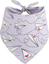 BoomBone Dog Valentines Day Bandana 2 Pack, Triangle Bibs Pet Scarf for Small Dogs, Puppy Cat