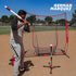 PowerNet Corbin Carroll Baseball Softball Batting Tee - Adjustable Height 27.5" - 44", Portable Collapsible Hitting