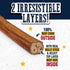 5 Count Cadet Bully Hide Sticks for Small Dogs, All-Natural Beef Pizzle, Limited-Ingredient Long-Lasting Dog Chews