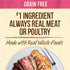 Merrick Lil’ Plates Grain Free Dinner Duos, Soft Natural Wet Small Dog Food Variety Pack, Beef and Chicken, 2.6 lb. Tub