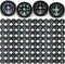 Relaxweex 100 Pcs Button Compass Bulk 20mm Mini Survival Compass Pocket Oil Filled