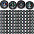 Relaxweex 100 Pcs Button Compass Bulk 20mm Mini Survival Compass Pocket Oil Filled