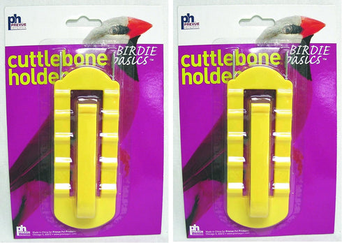 PH Prevue Hendryx 2 Pack Cuttlebone & Treat Holder for Birds