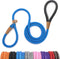 lynxking Dog Leash Slip Lead 5 6 8 FT, Strong Heavy Duty Braided No Pull Training Leash for Small Medium Large Dogs
