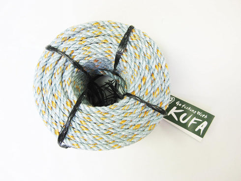 KUFA 2 Pack 1/4" 100' 5"X11" (FQL-100) X2 of Sports x Lead Rope & Red/White Float Combo for Crab Trap