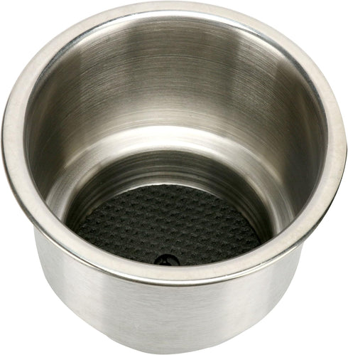 8pcs Amarine Made Stainless Drink Holder with Drain, Multi-Use Boat Cup Holders