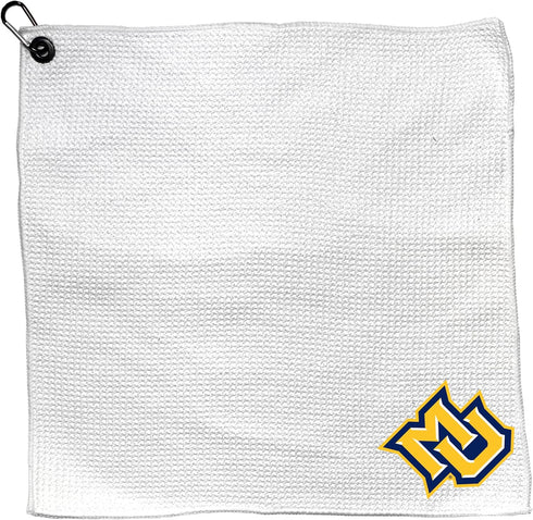 Team Golf NCAA Microfiber Towel - 15" X 15" with Carabiner Clip, Superior Water Absorption and Quick Dry