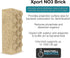 Brightwell Aquatics Xport NO3 Brick, Ultra-activated Denitrification Brick Media with Elemental Sulfur