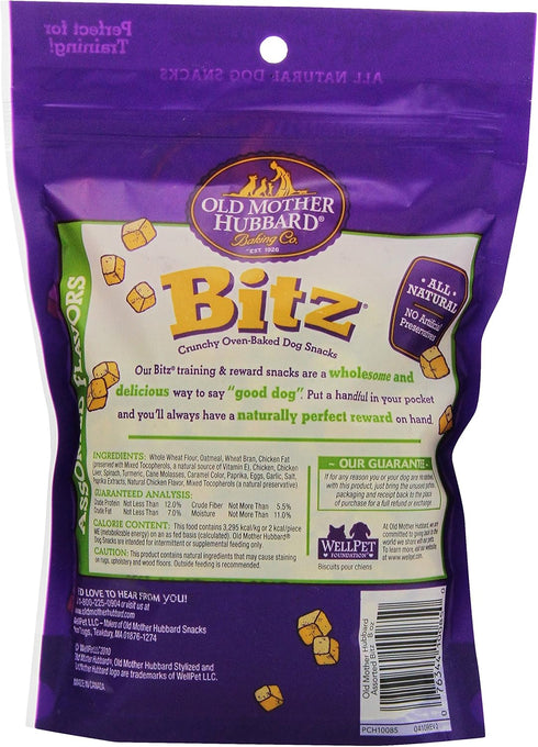 634467 8-Pack Assorted Bitz Treat For Pets, 8-Ounce