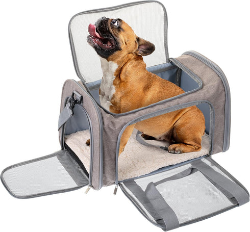 Mr. Pen Pet Carrier - Soft Cat & Dog Travel Carrier Bag, Cat Travel Carrier, Dog Soft-Sided Carriers, Pet Travel Carrier