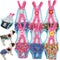 Pack of 6 Female Dog Diapers Sanitary Pantie Washable Reusable with Suspenders