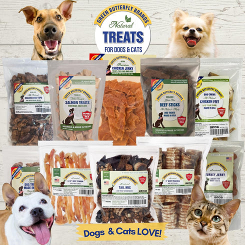 Beef Tendons for Dogs, USA Made, Grass Fed, All Natural Dental Chews, Grain Free, Odor Free, 8 OZ