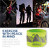 Reflective Running Band, High Visibility Arm Reflector Bands for Running, Cycling, Adjustable Gear