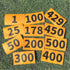 UISKOOPW Race Bib Numbers for Tryouts,Running Bibs with Pins for Races,Marathon,Track,Field Competitor Audition Road ID
