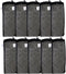 AQUANEAT 10pcs Fine Mesh Aquarium Filter Media Bags, 3”x4”/3”x8”/5.5”x8” with Plastic Zipper for Activated Carbon