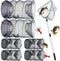 Wovnet 7 Pcs Fish Trap Minnow Trap Crab Trap Crawfish Trap Lobster Trap