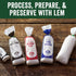 LEM Products Wild Game Bags, 2 lb, Polyethylene, White and Black, 100 Count