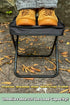 NORDPEAK 350lbs Commute Compact Foldable Stool with Shoulder Strap, Heavy Duty Support, Lightweight Portable Seat Gift