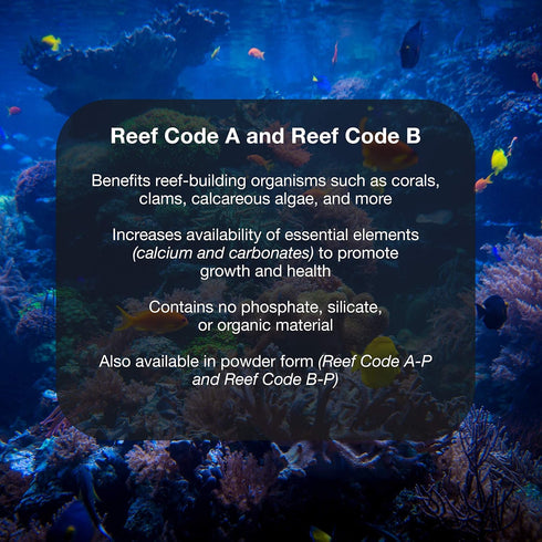 16.9 fl oz Balanced Calcium & Alkalinity System Water Conditioner, Brightwell Aquatics - Reef Code A