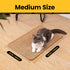 Cat Scratcher Mat - Natural Sisal with Sticky Velcro Tapes, Horizontal Floor Pads for Indoor Cats