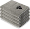 Chumia 4 Pack Absorbent Pet Grooming Towels, Soft Microfiber Quick Drying Dog Bath Towels (Gray, 16 x 31 Inch)