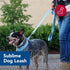 Coastal Pet Sublime Dog Leash, Fashionable Dual-Pattern Design, Colorful Trendy Pattern, Blue Waves with Blue Checkers,