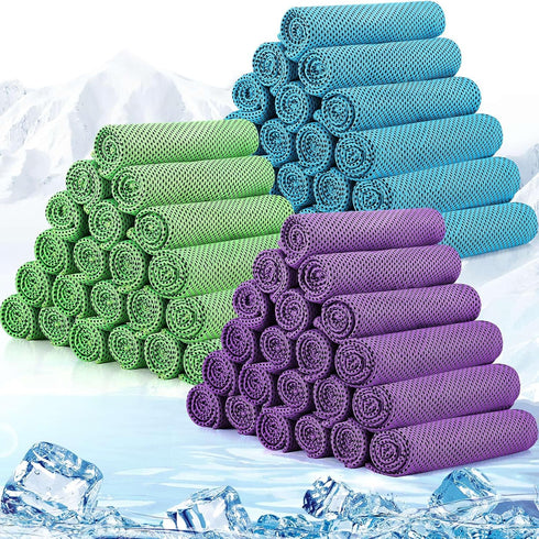 Redbaker 90 Pack Cooling Towels Bulk for Neck and Face 40" x