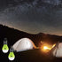 2-Pack Bulbs Settings of Portable LED Tent Light - Indoor/Outdoor Hanging Lights with Three - for Camping, Hiking