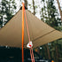 GEAR AID Reflective Guyline Kit - 50 ft with Line Tensioners for Tents and Tarps, Orange