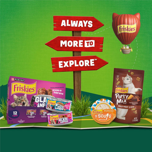 PartyPackdwithFlavors 15 lb. Purina Friskies ofChicken,Liver and Turkey CrunchyDryCat Food - Bag