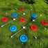 Outdoor Games Giant Tic Tac Toe - Yard Lawn Toss Games with Light, Glow in Dark Backyard Games for Family Fun