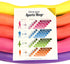 Weighted Hula Hoop, ACU Hoop 4M - 4 lb Medium, Rainbow Colors for Weight Loss Fitness Workout