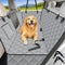 Kytely Dog Car Seat Cover for Back Seat,Waterproof Hammock with Mesh Window,