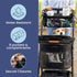 14"-19" rubyloo Dog Stroller Caddy Organizer with Poop Bag Dispenser, Treat Pocket, Water Bowl Dog Stroller Accessories