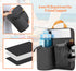 2 GRAOSO Beach Chair Cup Holder, Chair Side Organizer Easily Attached to Armrest with Self-Adhesive Fastener Strap
