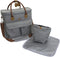 SPORT PET Designs Cat Carrier, Grey Airline Soft Carrier with Zipper Lock, Foldable Travel Bag for Pets (CM-10204)