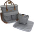 SPORT PET Designs Cat Carrier, Grey Airline Soft Carrier with Zipper Lock, Foldable Travel Bag for Pets (CM-10204)