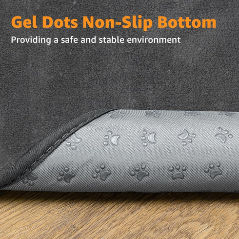 24x36 2Pack Washable Dog Pee Pads Reusable, Absorb Dog Mats Non-Slip for Puppy Training, Whelping, Potty, Playpen