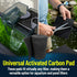 Aquarium Carbon Pad - Cut to Fit Carbon Filter Media for Crystal Clear Fish Tank and Ponds (10.5 Inch Width, 36 Inch