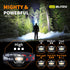LED Headlamp Flashlight for Adults & Kids - Lightweight, Waterproof with White & Red Light, Perfect for Running &