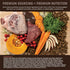 Earth Animal Wisdom Air Dried Dog Food, from The Land Recipe, Venison, Beef, Bison, 2 lb Bag, Made in USA