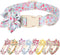 Beirui Cute Spring Dog Collar - Lightweight Soft Girl Dog Collar with Flower, Adjustable Floral Pet Collar for Small