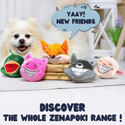 Dog Toys for Aggressive Chewers, Squeaky Interactive Toys for Medium, Large & Small Breeds