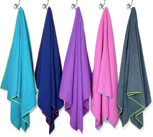 Flow Microfiber Quick Dry Swim Towel, Pool Towels for Competitive Swimming, Medium Size