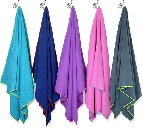 Flow Microfiber Quick Dry Swim Towel - Pool Towels for Competitive Swimming