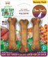 Nylabone Healthy Edibles Natural Dog Chews, Long Lasting Chew Treats, Roast Beef & Chicken Flavor, X-Small/Petite (3