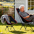 Lightweight Folding Lawn Chairs with Carry Bag,Stable and Sturdy Camping Chair with Back Support, Suitable for Fishing